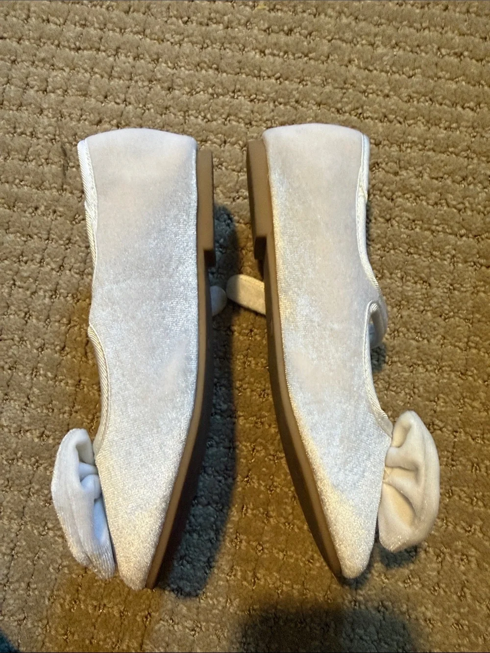 Cotton On Kids White Bow Mary Jane Flats